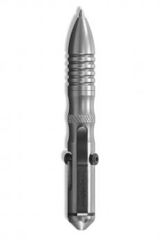 BENCHMADE 1121 Axis Bolt Action Pen, Edelstahl, small